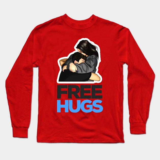 Free Hugs Long Sleeve T-Shirt by The lantern girl